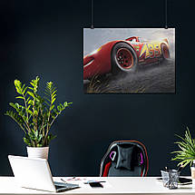 Плакат "Блискавка МакКвін, Тачки, Cars, McQueen", 43×60см, фото 3