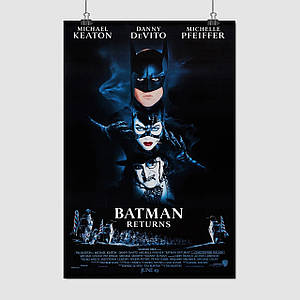 Плакат "Бетмен повертається, Batman Returns (1992)", 60×40см