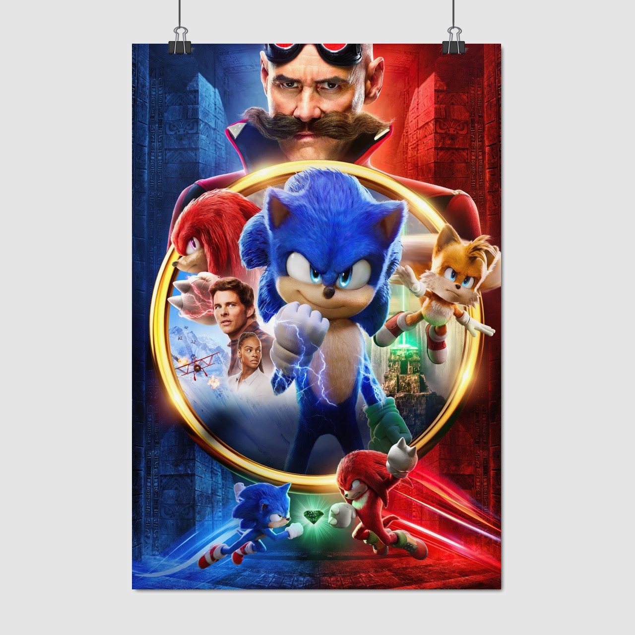 Плакат "Їжак Сонік, Sonic the Hedgehog", 60×41см