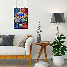 Плакат "Їжак Сонік, Sonic the Hedgehog", 60×41см, фото 4