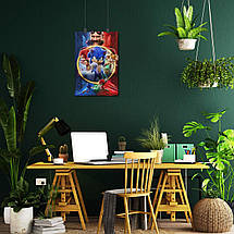 Плакат "Їжак Сонік, Sonic the Hedgehog", 60×41см, фото 5