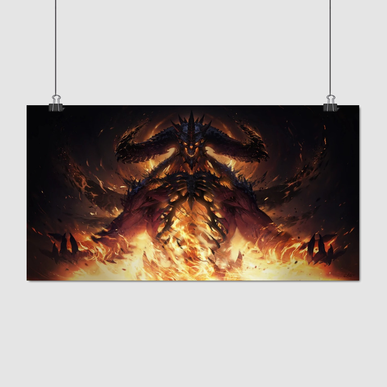 Плакат "Дьябло Іммортал, Diablo Immortal", 32×60см
