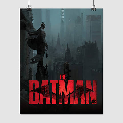 Плакат "Бетмен, Людина-кажан, Batman", 60×47см, фото 1