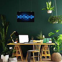 Плакат "Біткоїн, криптовалюта, Cryptocurrency", 36×60см, фото 5