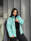 Стильна жіноча демісезонна коротка куртка утеплена стьобана 'Арвен'', фото 5