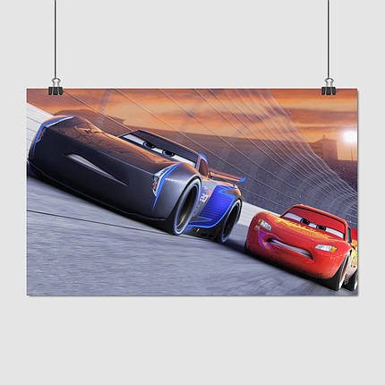 Плакат "Тачки 3, Cars 3", 34×60см, фото 1