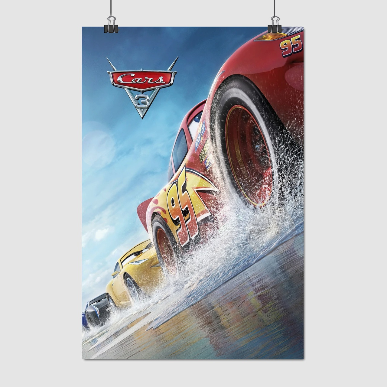 Плакат "Тачки 3, Cars 3", 60×40см