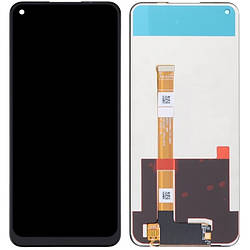 Дисплей Oppo A53 4G 2020 /A53s /A32 /A33 2020 /Realme 7i /C17 чорний, OEM, p /n: BV065WBM-L03-MB00 - відшарува