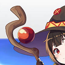 Плакат "Коносуба, Мегумін, KonoSuba, Megumin", 60×45см, фото 3