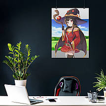 Плакат "Коносуба, Мегумін, KonoSuba, Megumin", 60×45см, фото 4