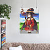 Плакат "Коносуба, Мегумін, KonoSuba, Megumin", 60×45см, фото 7