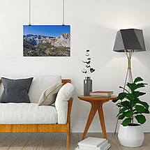 Плакат "Озеро серед гір та лісу", 40×60см, фото 4