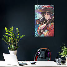 Плакат "Коносуба, Мегумін, KonoSuba, Megumin", 60×37см, фото 4