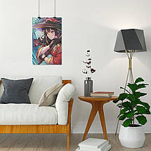 Плакат "Коносуба, Мегумін, KonoSuba, Megumin", 60×37см, фото 5
