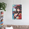 Плакат "Коносуба, Мегумін, KonoSuba, Megumin", 60×37см, фото 7