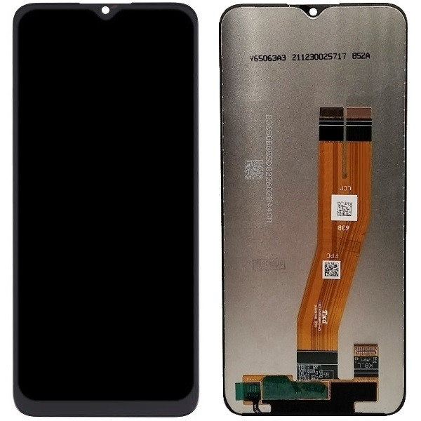 Дисплей Samsung A035 Galaxy A03 чорний, 160.5 x 72 mm, оригінал PRC, фото 1