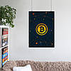 Плакат "Біткоїн, криптовалюта, Cryptocurrency", 60×43см, фото 6