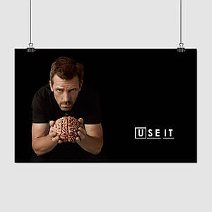 Плакат "Доктор Хаус, Use It", 38×60см