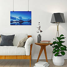 Плакат "Скандинавський селище біля гори", 40×60см, фото 5