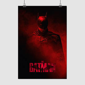Плакат "Бетмен, Роберт Паттінсон, Batman (2022)", 60×40см