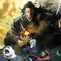 Плакат "Магічна битва, Jujutsu Kaisen, Sorsery Fight", 60×42см, фото 3