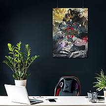 Плакат "Магічна битва, Jujutsu Kaisen, Sorsery Fight", 60×42см, фото 4