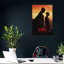 Плакат "Бетмен, Роберт Паттінсон, Batman (2022)", 60×41см, фото 4