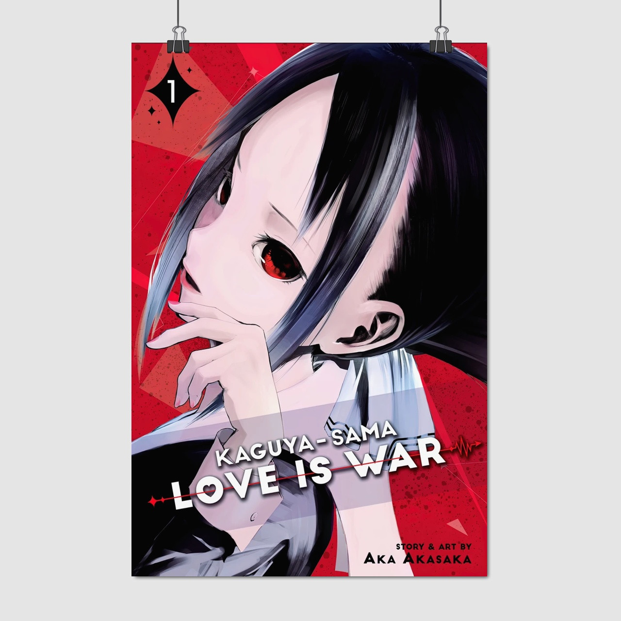 Плакат "Каґуя Шіномія, Kaguya-Sama: Love is War", 60×40см