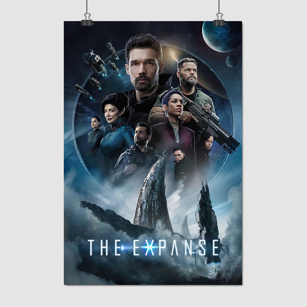 Плакат "Експансія, Простір, серіал, The Expanse", 60×41см