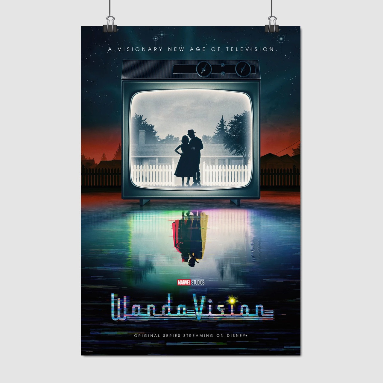 Плакат "ВандаВіжен, WandaVision (2021)", 60×40см