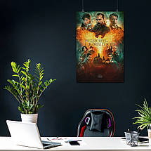 Плакат "Фантастичні звірі: Таємниці Дамблдора, Fantastic Beasts: Secrets of Dumbledore", 60×41см, фото 4