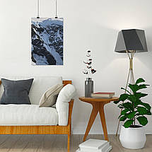 Плакат "Сніг на крутих скелях", 60×40см, фото 4