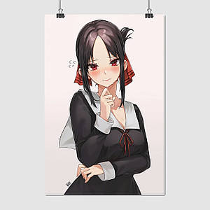 Плакат "Каґуя Шіномія, Kaguya-Sama: Love is War", 60×40см