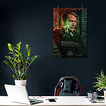 Плакат "Фантастичні звірі, Ґелерт Ґріндельвальд, Fantastic Beasts, Gellert Grindelwald", 60×41см, фото 4