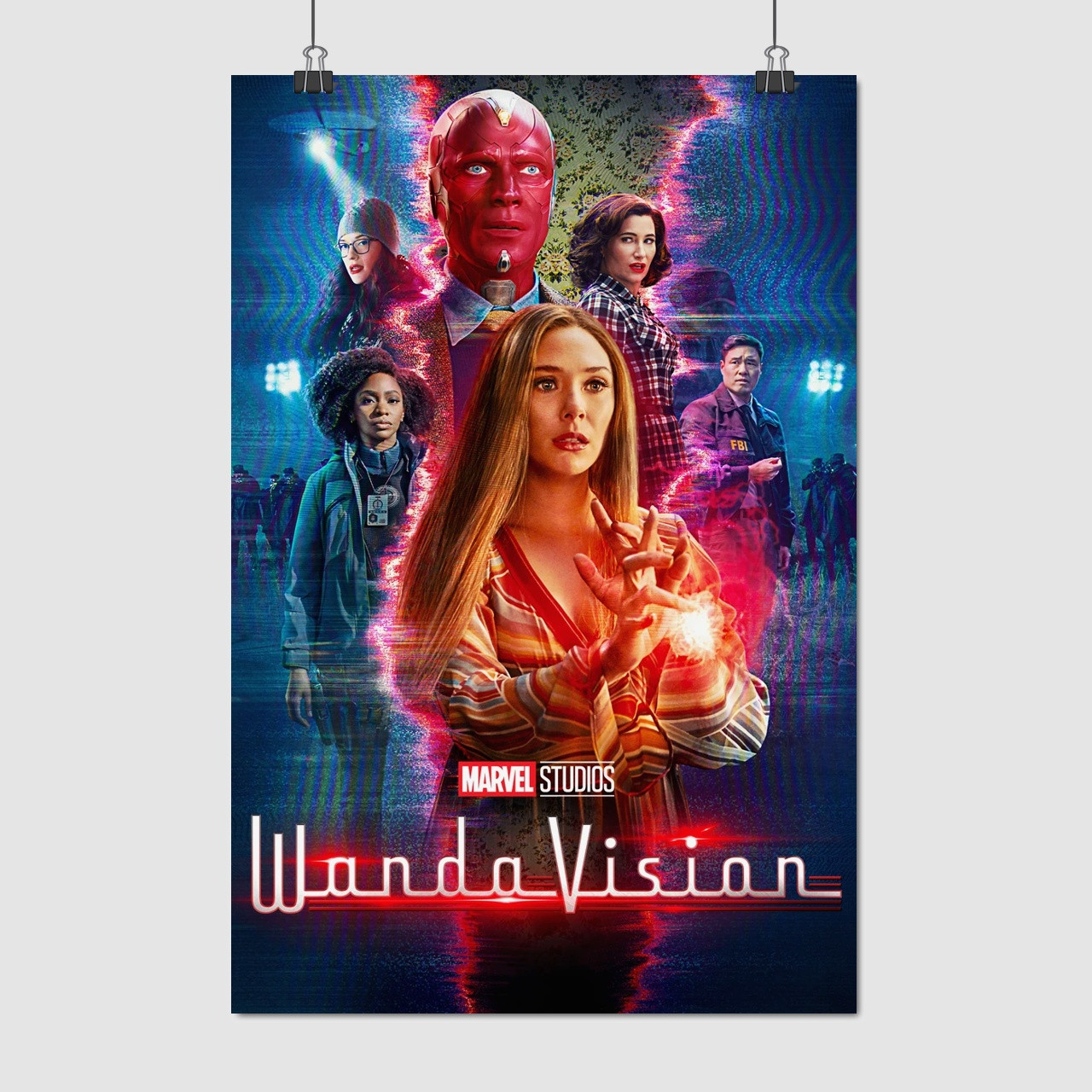 Плакат "ВандаВіжен, WandaVision (2021)", 60×40см