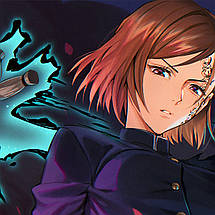 Плакат "Магічна Битва, Нобара Кугісакі, Jujutsu Kaisen, Sorsery Fight", 60×43см, фото 2