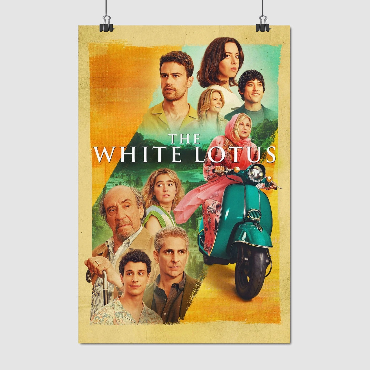 Плакат "Білий лотос, серіал, The White Lotus", 60×40см