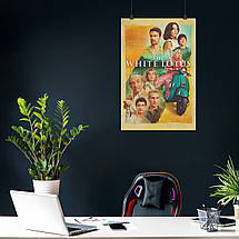 Плакат "Білий лотос, серіал, The White Lotus", 60×40см, фото 3