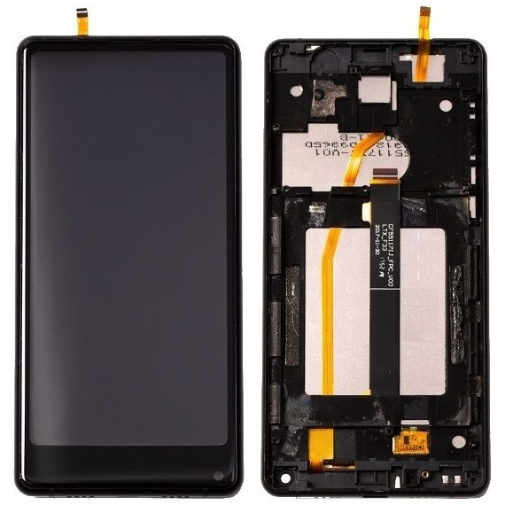 Дисплей Bluboo D5 Pro чорний, з рамкою, фото 1