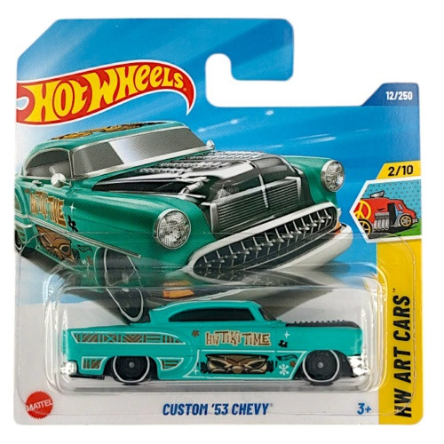 Машинка Хот Вілс 1:64 Custom `53 Chevy колекція HW Art Cars Hot Wheels Mattel HYW68