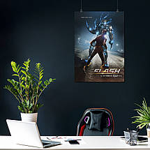 Плакат "Флеш та Савітар, Flash, Savitar", 60×43см, фото 4