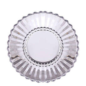 Сервірувальне блюдо Ø 28 см прозоре кругле для дому та кафе