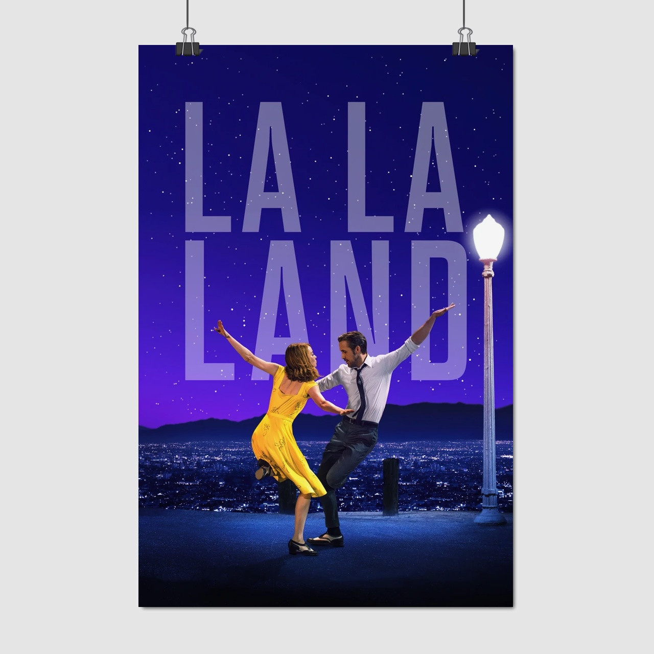 Плакат "Ла-Ла Ленд, Раян Ґослінґ, La La Land (2016), Gosling", 60×40см