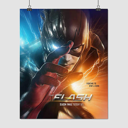 Плакат "Флеш, Flash", 60×48см, фото 1