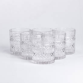 Склянки 220 мл набір 6 шт для напоїв, лимонаду, коктейлів