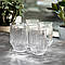 Набо склянок з товстого скла 6 шт скляні стакани 500 мл для холодних напоїв скляні стакани 500 мл, фото 4