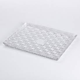 Блюдо для закусок Lirmartur скляне 24,5*20,5*2 см