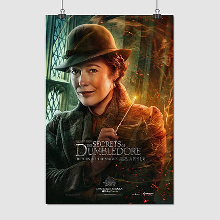 Плакат "Фантастичні звірі, Банті, Fantastic Beasts, Bunty", 60×41см, фото 1