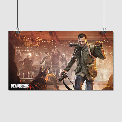 Плакат "Повстання мерців 4, Dead Rising 4", 34×60см, фото 1