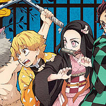 Плакат "Вбивця демонів, Demon Slayer: Kimetsu no Yaiba", 60×43см, фото 3